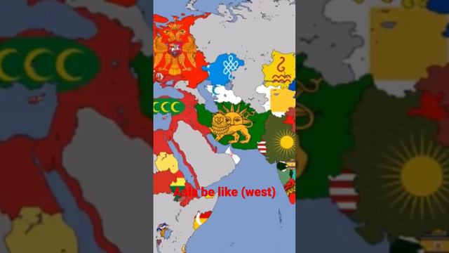 Western Asia be like #map #country #countryballs #flag #borders #countrys #animation #asia #mapper смотреть онлайн