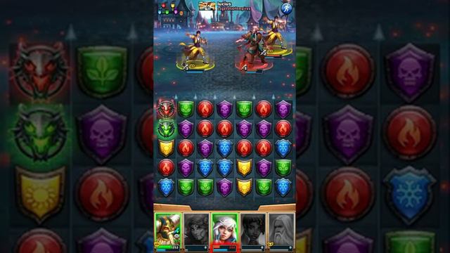 Хеймдалль, затащил бой. Империал пазл. Empires Puzzles. смотреть онлайн