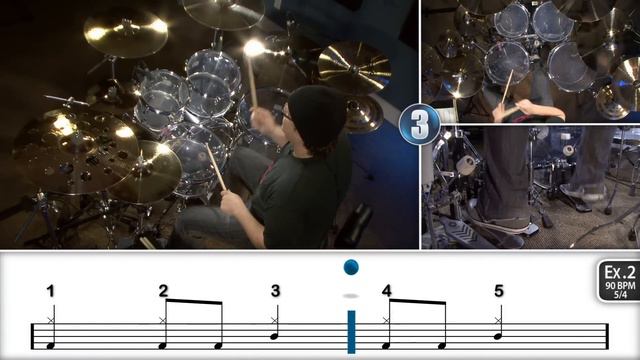 5/4 Drum Beats - Beginner Drum Lessons смотреть онлайн