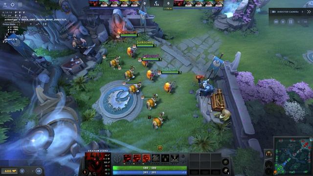 Use the Courier of Dota2 game using the Python смотреть онлайн