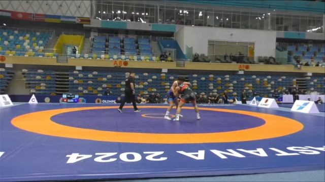 ЧРК-2024 ПО ЖЕНСКОЙ БОРЬБЕ СРЕДИ ВЗРОСЛЫХ (МАТ-С) камера-2 в г. АСТАНА 03.02.2024. смотреть онлайн