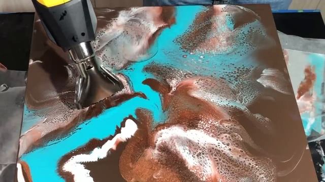 Resin Art Swipe Tutorial + Bonus Technique смотреть онлайн