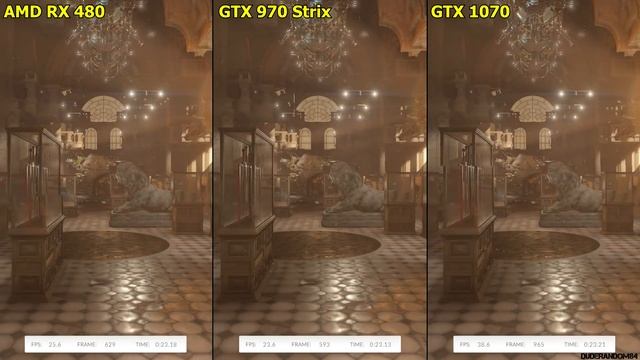 3DMark Time Spy DX12 GTX 1070 Vs AMD RX 480 Vs GTX 970 Benchmark смотреть онлайн