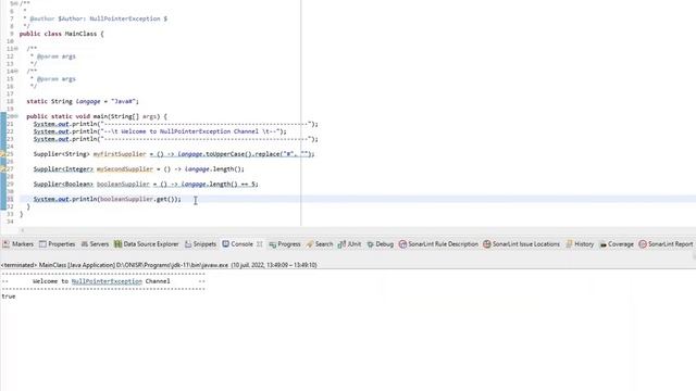 How to use Supplier Interface Java 8 ? смотреть онлайн
