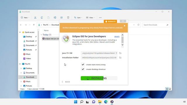 Installing the Eclipse IDE & Running a Hello World Java App смотреть онлайн