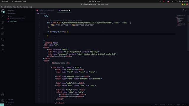 PHP #1 : Formulaire et base de données, explications TP1 смотреть онлайн