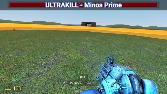 ULTRAKILL Minos Prime (GMOD NPC Showcase) смотреть онлайн