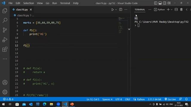Python Tutorial 16/30: Functions Part-2 смотреть онлайн