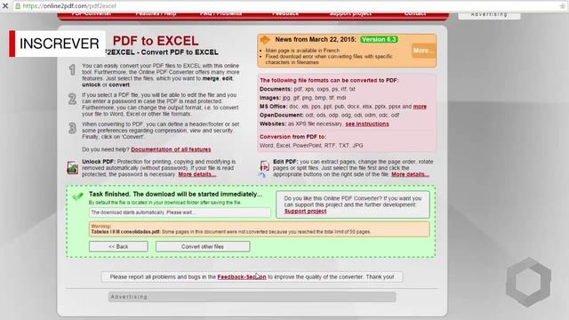 Como converter de PDF para Excel Sem Programas PDF to Excel Online смотреть онлайн