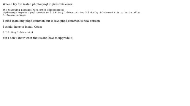 DevOps & SysAdmins: Ubuntu mysql install error with php (2 Solutions!!) смотреть онлайн