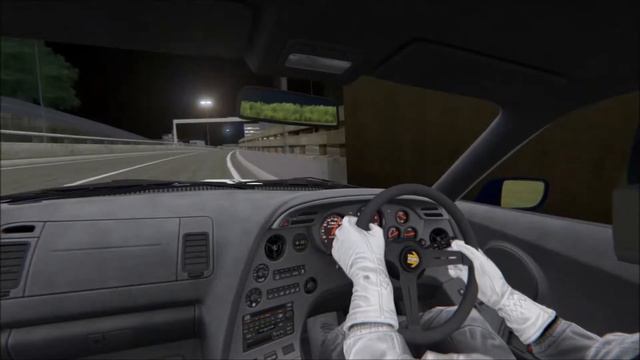 Toyota Supra - Assetto Corsa - NIGHT - The king of C1 shuto expressway смотреть онлайн