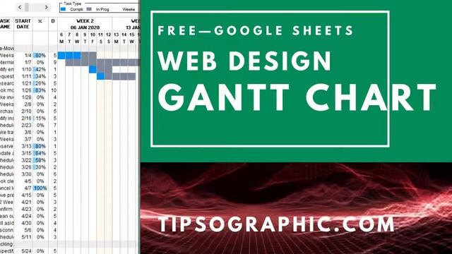 Google Sheets Web Design Gantt Chart Template ► Free Download смотреть онлайн