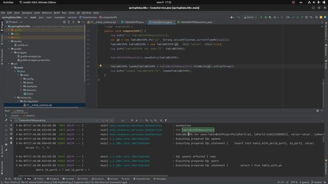 Составной первичный ключ, Spring Data Jdbc смотреть онлайн