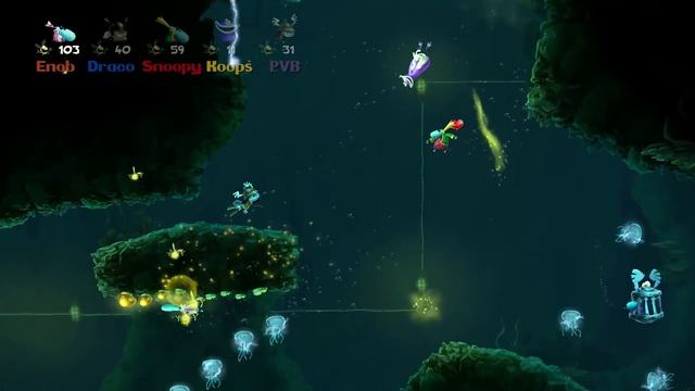 Rescue Ursula & Mansion of the Deep (20,000 Lums Under the Sea) - Rayman Legends #17 (5 Player) смотреть онлайн