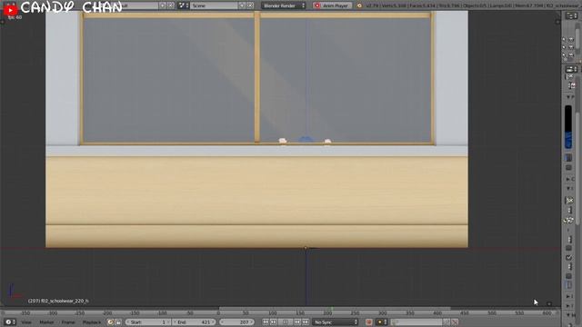 Peeking Animation (Custom Animation) -Yandere Simulator Demo смотреть онлайн