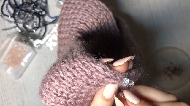 Как расшить вязаное полотно смотреть онлайн