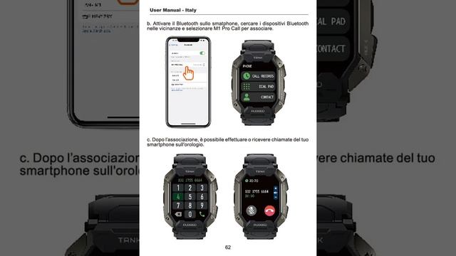 KOSPET Tank M1 Pro Smartwatch - Multi-language User Manual смотреть онлайн