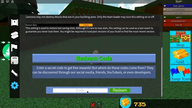 Новый секретный код в постройка кораблей для сокровищ Secret code Build A Boat For Treasure roblox смотреть онлайн