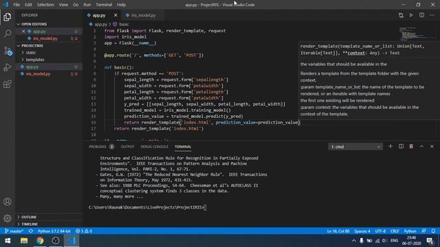 Building Iris Classifier with Deployment Model in Flask Live смотреть онлайн