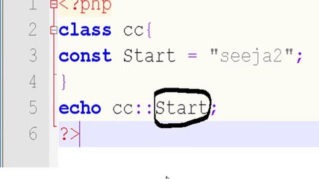 PHP OOPs Constants 2 смотреть онлайн