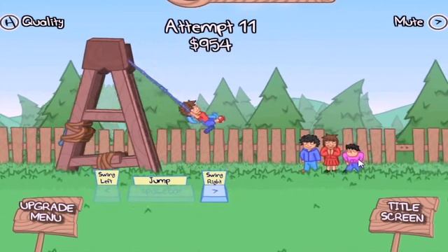 прыгаем с качелей/ Pogo swing / games смотреть онлайн