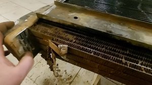 Ремонт латунного радиатора. Пайка.