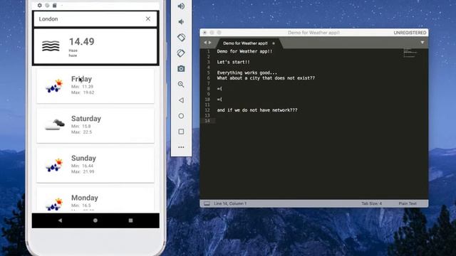 Weather App Demo смотреть онлайн