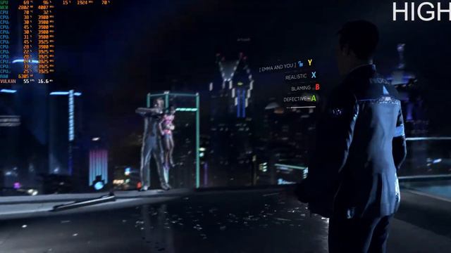 Detroit Become Human GTX 1060 + Ryzen 5 3600 2020 Performance смотреть онлайн
