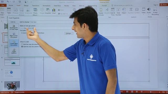 PowerPoint - Hyperlink update File смотреть онлайн