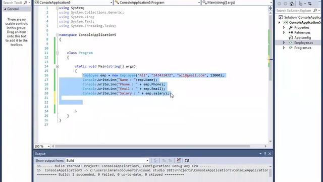Constructor C# смотреть онлайн
