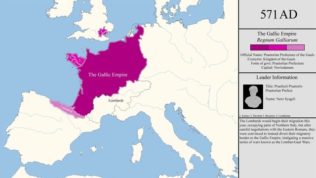 Alternate History of the Western Roman Empire: The Soissons, 475-772 AD смотреть онлайн