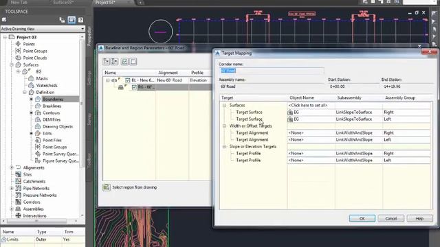 Civil 3D - Creating Corridor