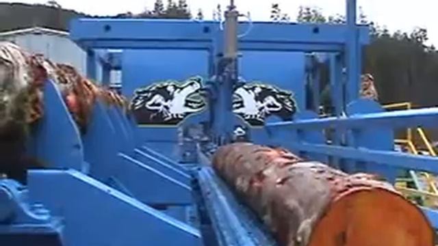 Ленточнопильный брусующий станок BREWCO.mov.wmv смотреть онлайн