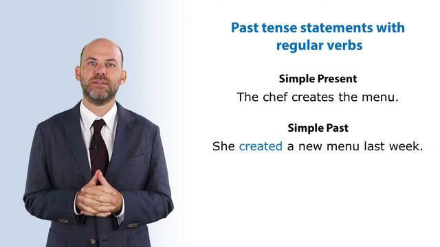Lesson 20 - Beginner | SIMPLE PAST STATEMENTS w/ REGULAR VERBS + SPELLING RULES for PAST REG VERBS смотреть онлайн