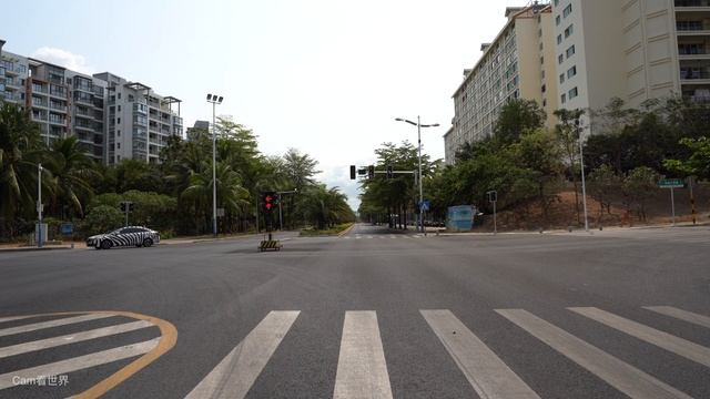 Sanya 4K - Drive on Xincheng Rd in Tianya Distrct - Hainan - China 中国海南省三亚市新城路驾驶视频 смотреть онлайн
