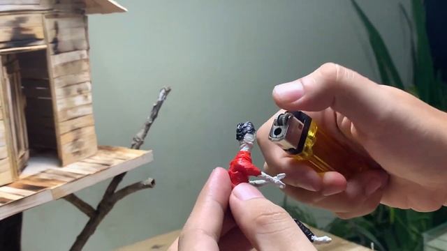 Making Fishing Fisherman Aquarium Decorations in Floating House - DIY AQUARIUM DECORATIONS смотреть онлайн