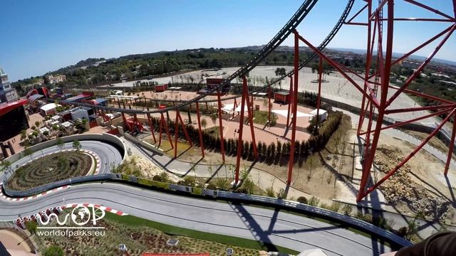 Ferrari Land Bounce Back Tower drop Tower Onride 4K - Thrill Towers Onride POV Port Aventura 2017 смотреть онлайн