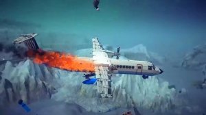 Падение самолета в игре Besiege