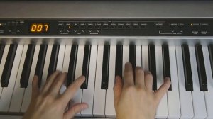 Распевка мажорная гамма. Аккомпанемент на пианино