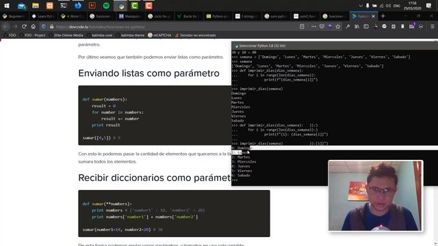 Sesión #8 - Aprendiendo Python en 1 semana de forma autodidacta смотреть онлайн