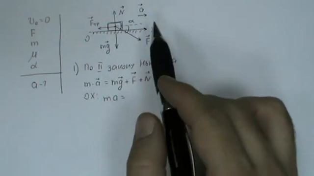 9 класс. Скольжение по горизонтальной поверхности. смотреть онлайн