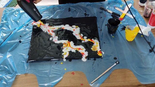 Acrylic Pouring Technique |Fluid Art| Painting Майстер-клас рідкий акрил смотреть онлайн