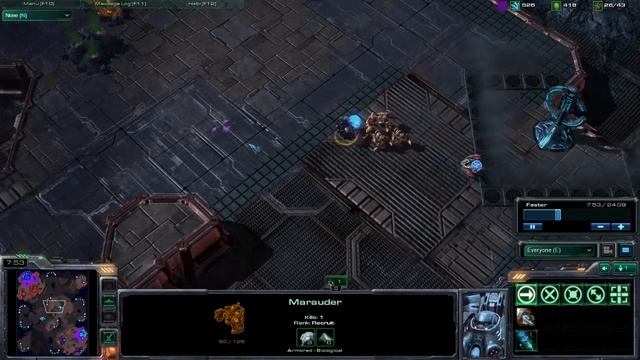 Starcraft Gameplay Game 12 Part 1, Processor inbound. смотреть онлайн