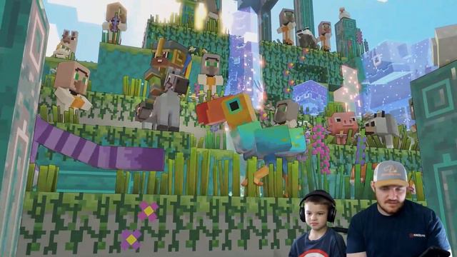 MINECRAFT LEGENDS - PART 1 - DEFEAT THE PIGLINS! смотреть онлайн