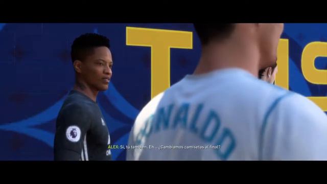 ALEX HUNTER CONOCE A CRISTIANO RONALDO!!!!! FIFA 18 смотреть онлайн