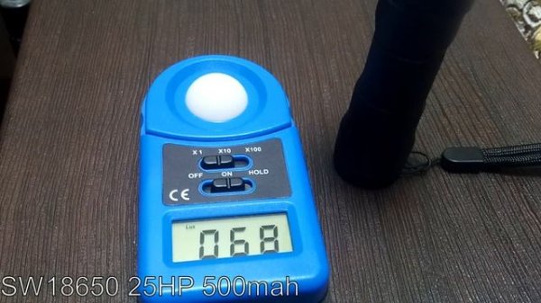 Sofirn C8A тест аккумуляторов с люксметром. Подбор самого яркого.