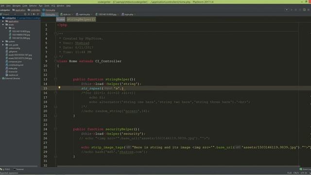 String helper in codeigniter смотреть онлайн