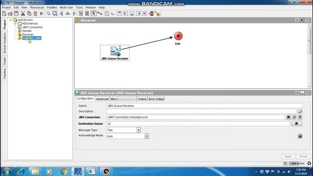 Diff of JMS Queue Receiver & Wait For JMS Message TIBCO смотреть онлайн