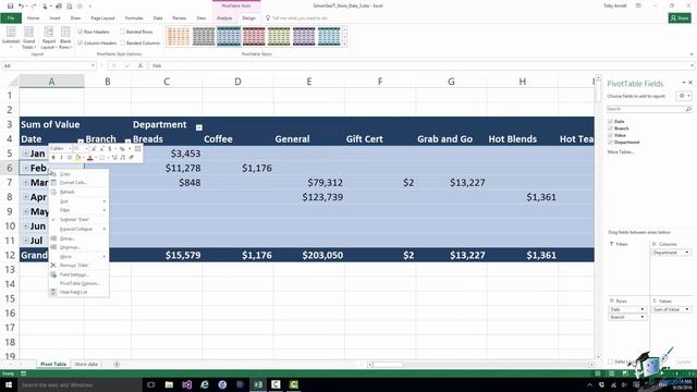 How to Use Pivot Tables Filters and Slicers in Microsoft Excel 2016 смотреть онлайн