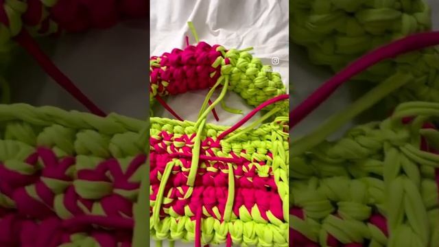 Сочная вязаная сумка из трикотажной пряжи. Твоя мечта с стиле Y2K из Pinterest. Ручная работа смотреть онлайн